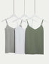 Marks & Spencer "3pk Cotton Rich Strappy Vests"